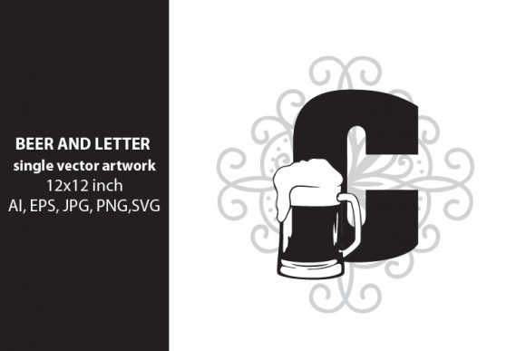 Beer, Monogram Letter C: A Versatile Design Element for Creative Projects