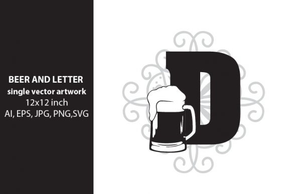 Beer, Monogram Letter D: A Versatile Design Element for Creative Projects