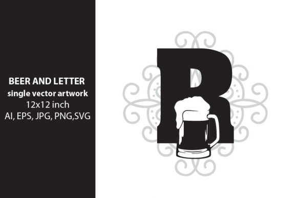 Beer, Monogram Letter R: A Versatile Design Element for Creative Projects