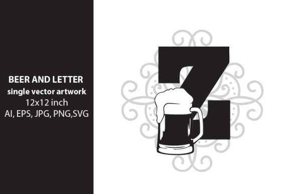 Beer, Monogram Letter Z