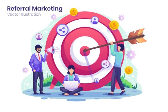 Business Target Flat Illustration: A Visual Tool for Strategic Planning and Execution