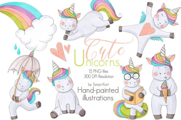 Cute Unicorns Clipart: A Strategic Resource for Creative and Professional Projects