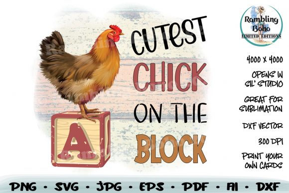Cutest Chick on the Block: A Versatile Design for Every Need