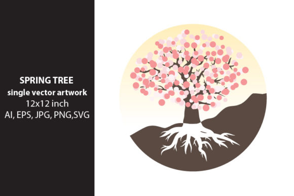 Floral Tree: A Versatile Digital Art Asset for Modern Creatives